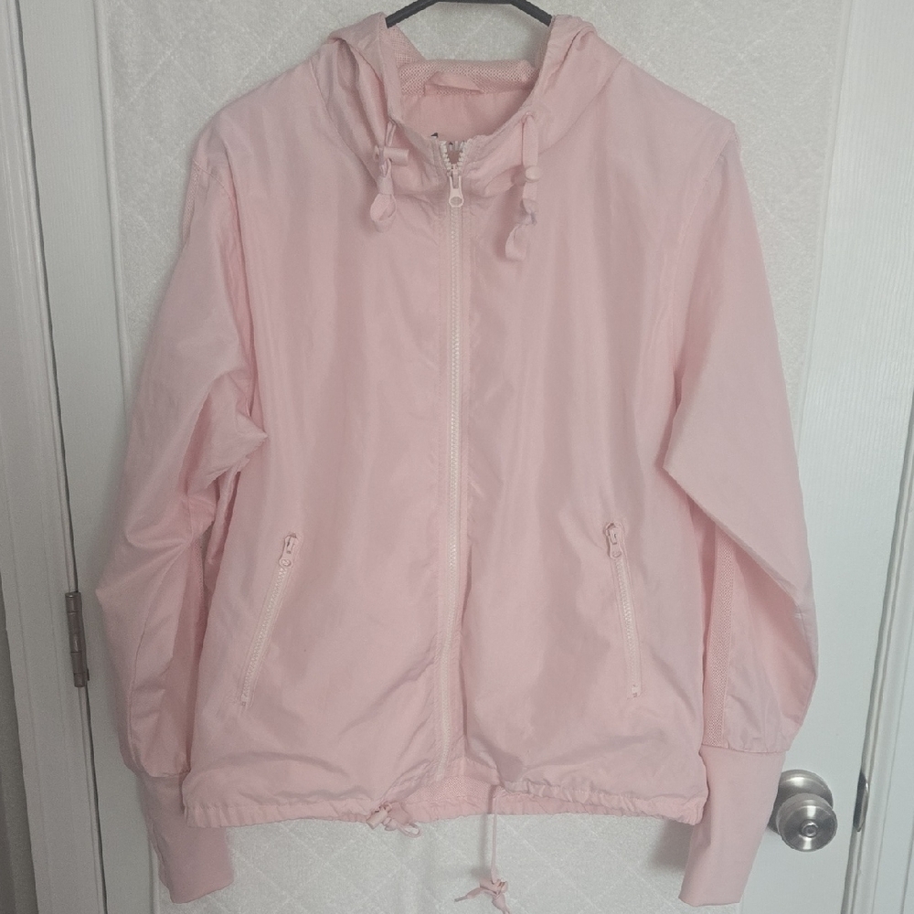 Zyia Bomber Windbreaker Jacket Pink